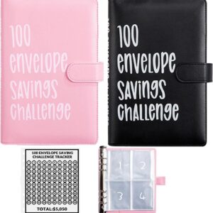 2pcs 100 envelopes money saving.budget binder and cash envelopes