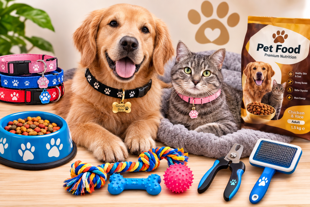 6. Gifts for Pet Lovers
If someone treats their pet like family, a pet-related gift can be a surprisingly meaningful choice. Pet toys, accessories, grooming products, feeding items, and other useful supplies can make great gifts for dog and cat owners.
A pet gift is also a fun way to show that you pay attention to someone's interests.
Explore the Pet Supplies Collection for ideas that can make everyday life more enjoyable for pets and their owners.