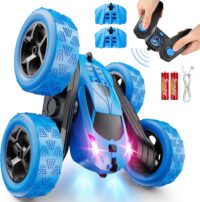 Remote Control Car for Kids 4WD Stunt Car with LED Lights